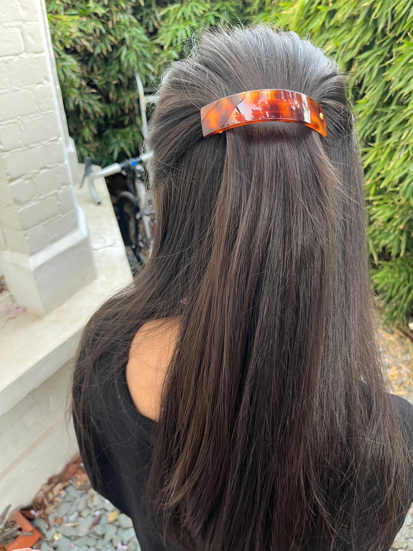 Curved Hair Barette Clip