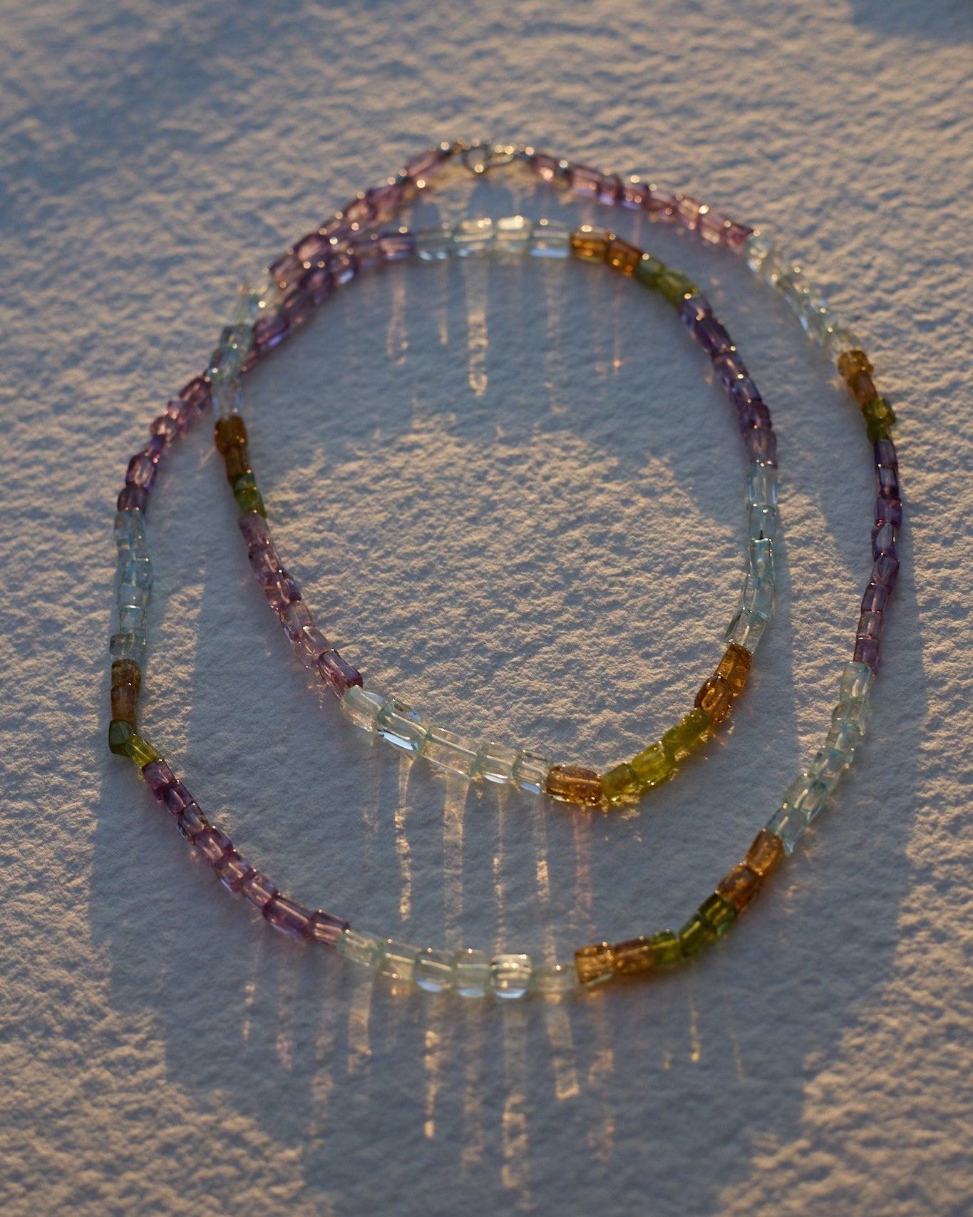 Ethereal Garden – Natural Gemstone Glasses Chain