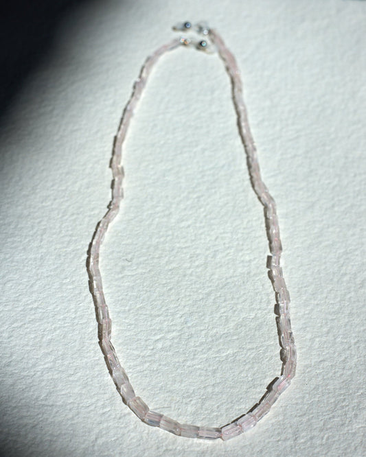 Rose Quartz  - Glasses Chain