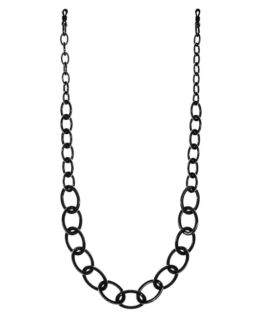 Smiley Chain | All Black| Glasses Chain