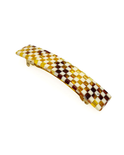 Classic Rectangle French Hair Barette Clip
