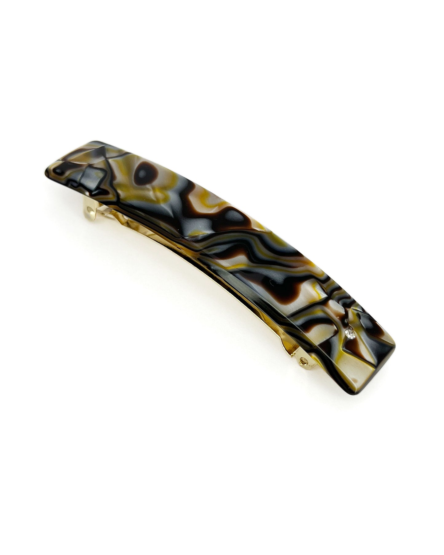 Classic Rectangle French Hair Barette Clip