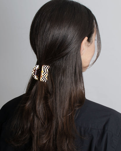 Half Moon French Hair Claw –  6 Colours