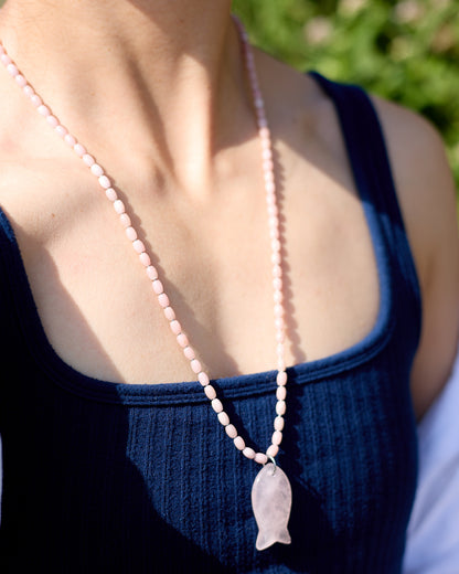 Plenty Fish | Pink Opal | Glasses Chain