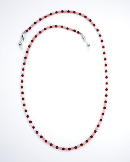 Sakura | Pink Opal & Fresh Water Pearl | Glasses Chain