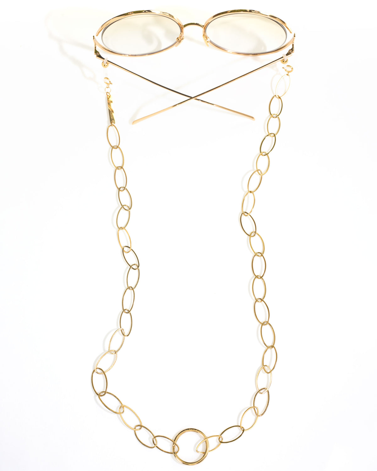 Daphne - Oval Convertible Glasses Chain Necklace