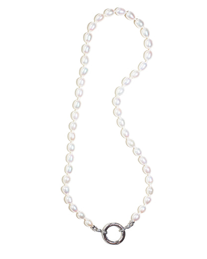 Grandma's Pearl - Silk Knotted Chain
