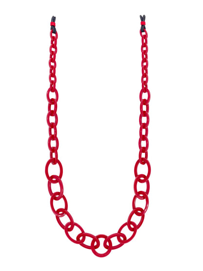 Smiley Chain 2.0 | Cherry Red | Glasses Chain