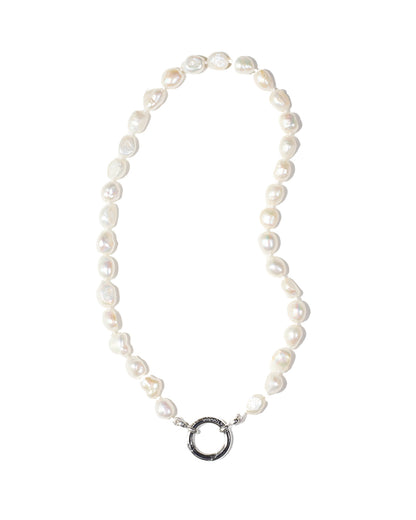 Ugly Pearl - Silk Knotted Necklace