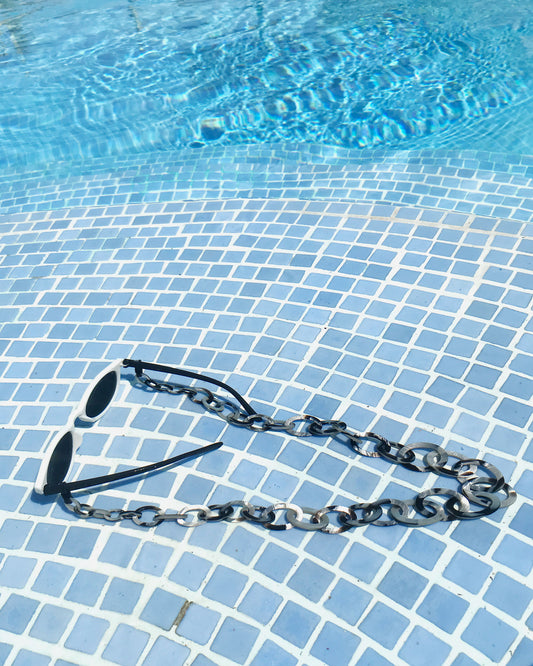 Smiley Chain | Moonlight Grey | Glasses Chain