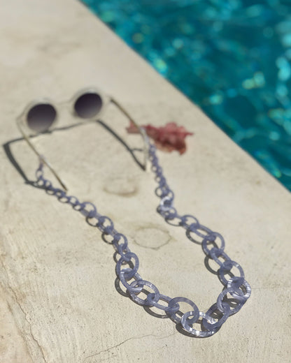 Smiley Chain | Purple Opal | Glasses Chain