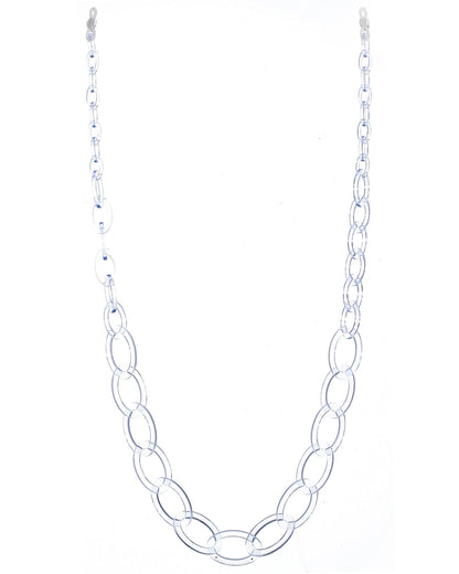Smiley Chain | Ice Clear Trasparent | Glasses Chain