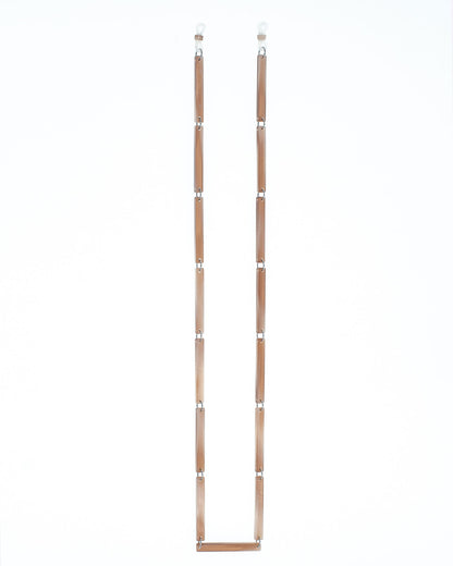 Spaghetti | Bio-Acetate Flesh Beige | Glasses Chain