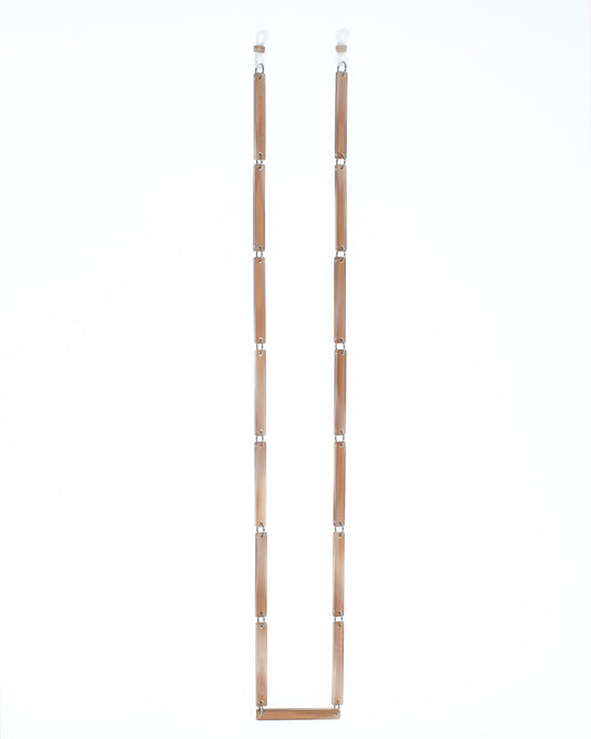 Spaghetti | Bio-Acetate Flesh Beige | Glasses Chain