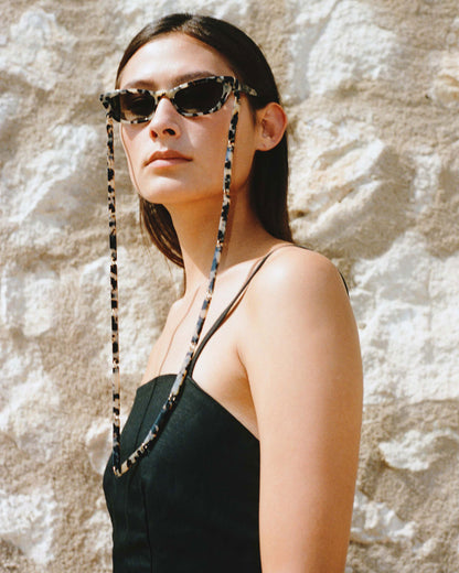 Spaghetti | Bio-Acetate Light Tortoiseshell | Glasses Chain