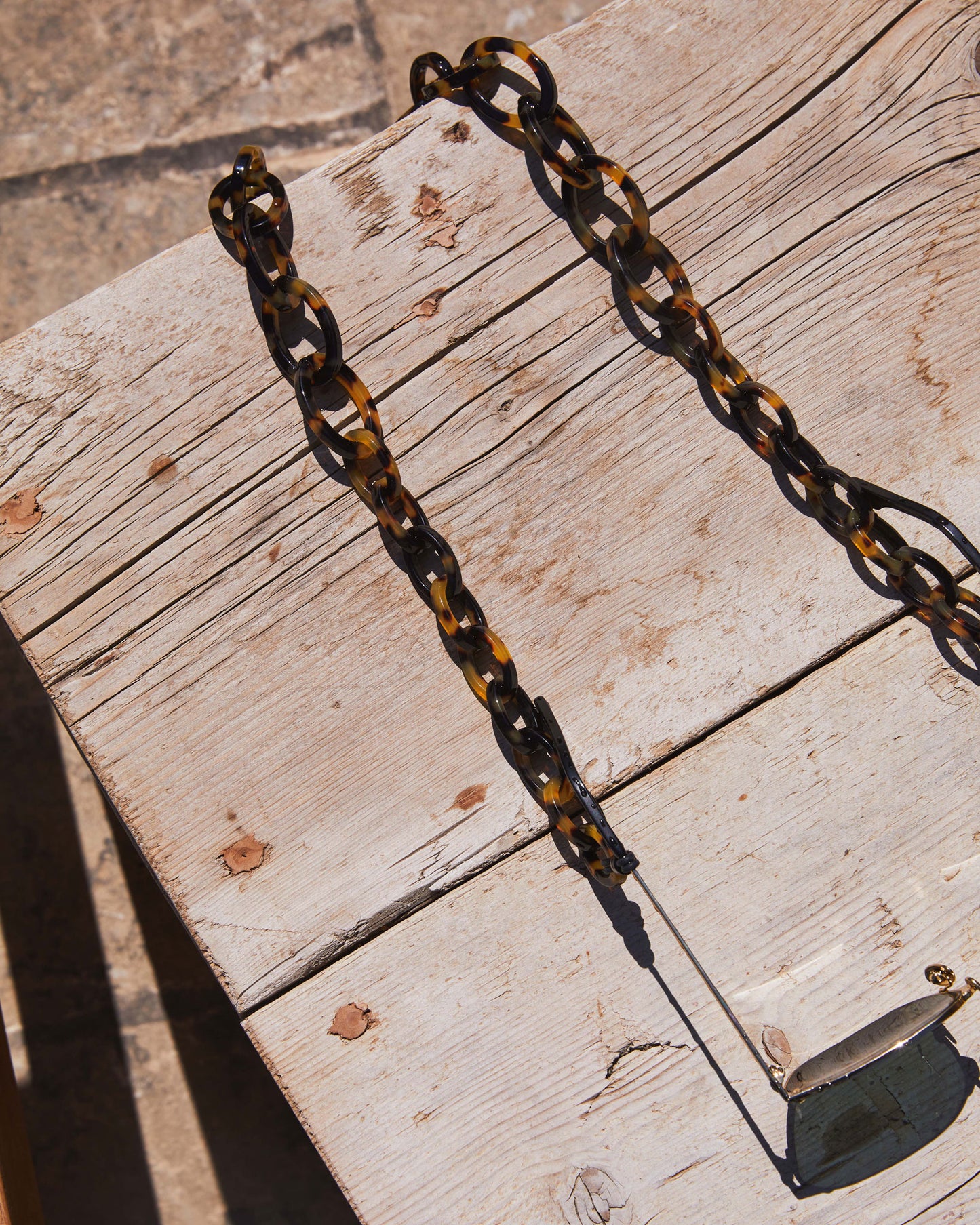 Chunky 2.0 | Bio-Acetate Dark Tortoiseshell | Glasses Chain
