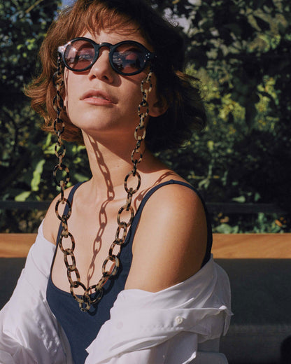 Chunky | Bio-Acetate Light Tortoiseshell | Glasses Chain
