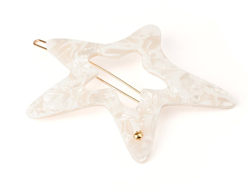 Organic Shape Hair Clip Tige Boule Barrette