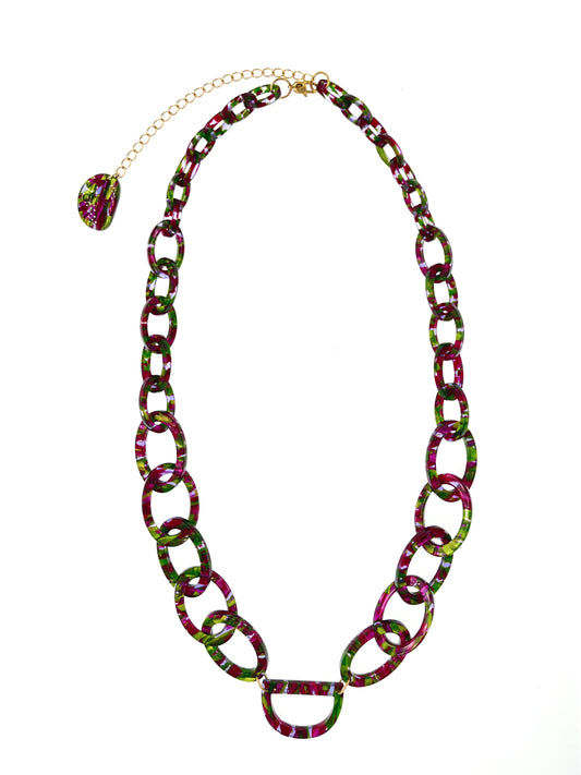 Original D Necklace | Tropical Garden | Glasses Necklace (Multiple Colour)