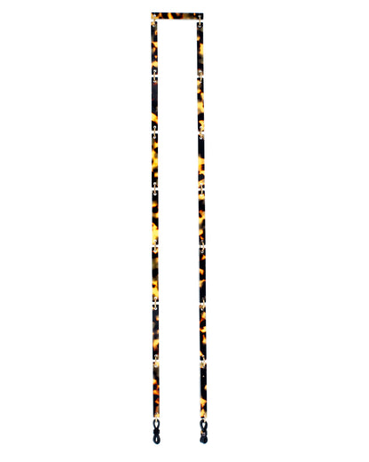 Spaghetti | Bio-Acetate Dark Tortoiseshell | Glasses Chain