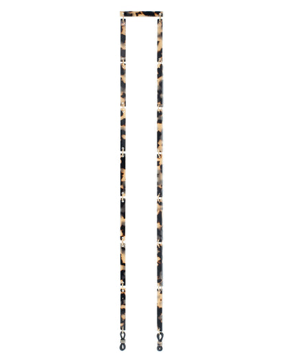 Spaghetti | Bio-Acetate Light Tortoiseshell | Glasses Chain