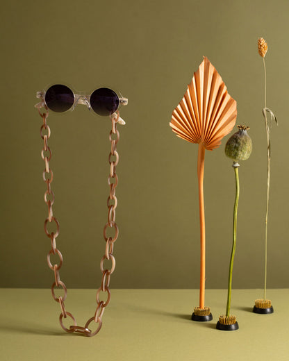 Chunky 2.0 | Bio-Acetate Flesh Beige | Glasses Chain
